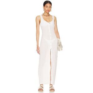 NWT Lovers & Friends LAGUNA BAY MAXI DRESS White Revolve Large